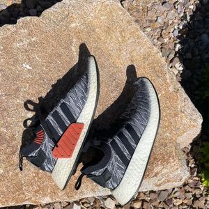 Adidas NMD R2 Wolf Grey Orange